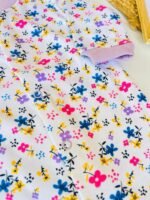 Purple with Flowers - Sleepsuit - Image 2