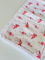 Muslin Blanket - 2 layered (Orange Flamingo) - Image 2