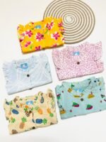 Muslin Cotton Coord sets - white with flowers - Image 4