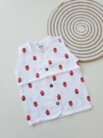 Strawberry - Muslin Button Jabla