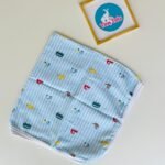 Muslin Blanket - 2 layered (Blue)