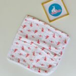 Muslin Blanket - 2 layered (Orange Flamingo)