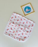 Muslin Blanket - 2 layered (Orange Flamingo)