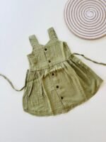 A Olive Green- Ria Frock
