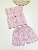 Muslin Cotton Coord sets - white with flowers