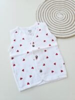 Heart - Muslin Button Jabla