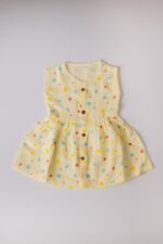 A Polka Dots  - Muslin  Frock