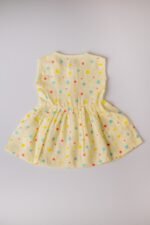 A Polka Dots  - Muslin  Frock - Image 2