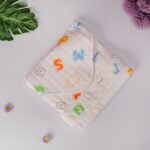 Alphabet - Muslin Hooded Towel With Belt