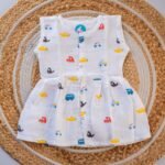 Car - Patti Sleeveless Muslin Frock - Image 2