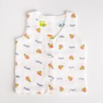 Reversible Muslin Baby Jabla —  Boat / Car Print