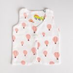 Reversible Muslin Baby Jabla —  Parachute / Car Print