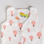 Reversible Muslin Baby Jabla —  Parachute / Car Print - Image 3