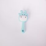 Cow Rattle Teether -Aqua Green