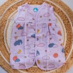 Elephant - Chest cut Color Muslin Frock - Image 2