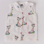 Giraffe - Muslin Button Jabla