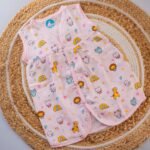 Kitty - Chest cut Color Muslin Frock