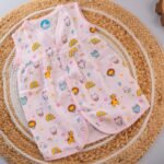 Kitty - Chest cut Color Muslin Frock - Image 2