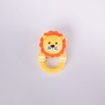 Lion Rattle Teether -Yellow