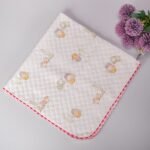 Teddy -2 Layer Muslin Blanket -85*85 cm