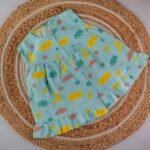 Pastel Blue - Sky Theme Muslin Frock