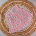 Pink - Bunny Muslin Frock