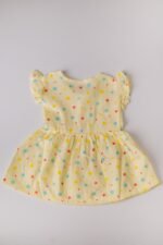 Polka Dots - Muslin Front Button Frock - Image 2