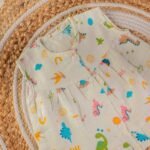 Sandal - Dino Theme Muslin Frock - Image 2