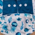The Tiny Tots Organic Reusable Cloth Diapers - Sea Animal - Image 3