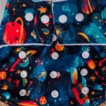 The Tiny Tots Organic Reusable Cloth Diapers - Space - Image 3