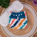 The Tiny Tots Organic Reusable Cloth Diapers - Stripe