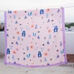 Teddy in Garden - 6 Layer Blanket 110*110cm - Image 2