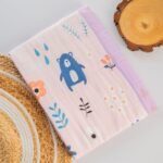 Teddy in Garden - 6 Layer Blanket 110*110cm