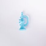 Trumpet Rattle Teether - Blue