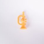 Trumpet Rattle Teether - Yellow