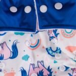 The Tiny Tots Organic Reusable Cloth Diapers - Unicorn - Image 3