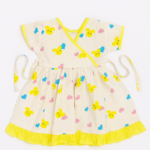 Yellow Bunny - Muslin Crossover Frock