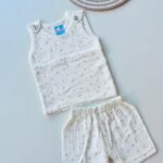 Muslin Vest & Shorts Set - Star