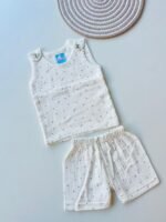 Muslin Vest & Shorts Set - Star