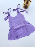Baby Silk Knot Frock – Lavender
